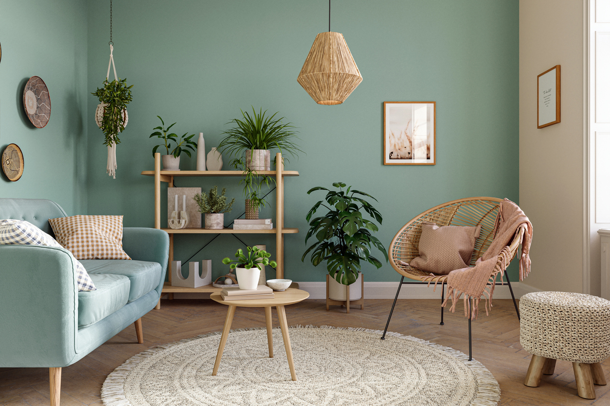 Salon w stylu boho - inspiracje i pomysły na aranżacje