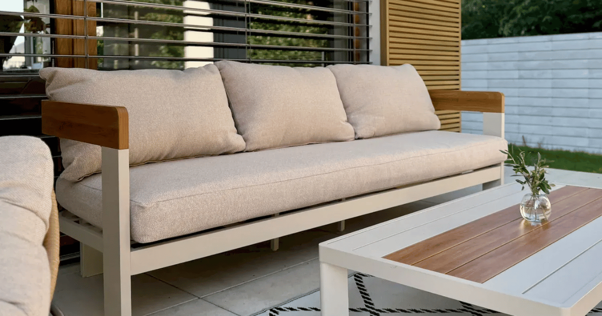 Ogród nowoczesny modern natural — tło banera